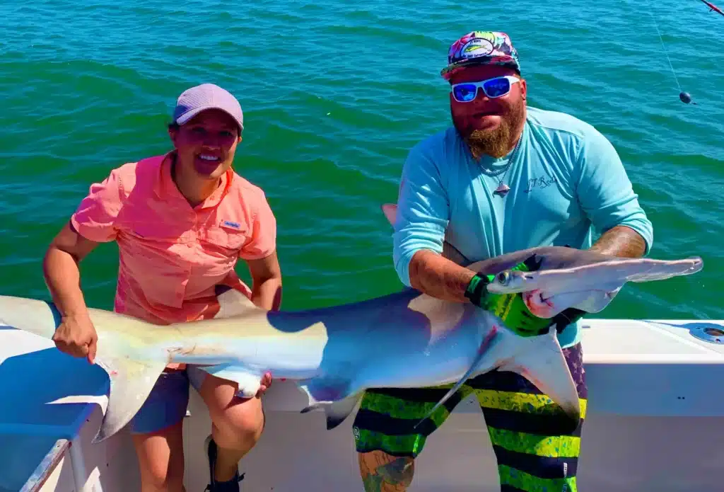 Kyle Charters Reel in the Adventure Shark Fishing with Just Cast Charters in ...